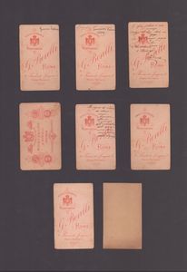 Raccolta di 36 CDV di fotografi romani  - Asta Opere su carta. Stampe, disegni, foto d'epoca - Associazione Nazionale - Case d'Asta italiane