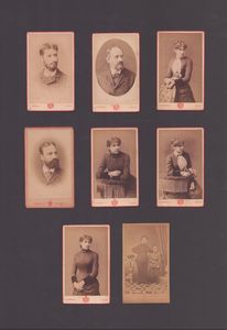 Raccolta di 36 CDV di fotografi romani  - Asta Opere su carta. Stampe, disegni, foto d'epoca - Associazione Nazionale - Case d'Asta italiane