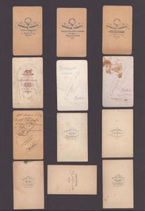 Raccolta di 60 CDV di fotografi romani  - Asta Opere su carta. Stampe, disegni, foto d'epoca - Associazione Nazionale - Case d'Asta italiane