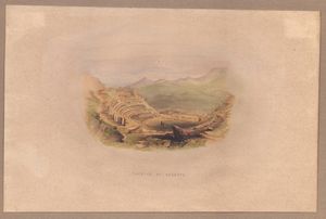 William Henry Bartlett - Approach to Girgenti - Theatre at Segeste