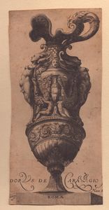 Cherubino Alberti : Coppia di vasi ornamentali  - Asta Opere su carta. Stampe, disegni, foto d'epoca - Associazione Nazionale - Case d'Asta italiane