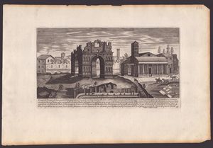 AEGIDIUS SADELER II - Vestigi del tempio di Jano quadrifronte