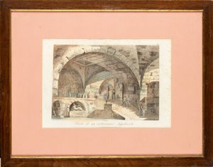 Lotto di due incisioni con soggetti romani  - Asta Opere su carta. Stampe, disegni, foto d'epoca - Associazione Nazionale - Case d'Asta italiane