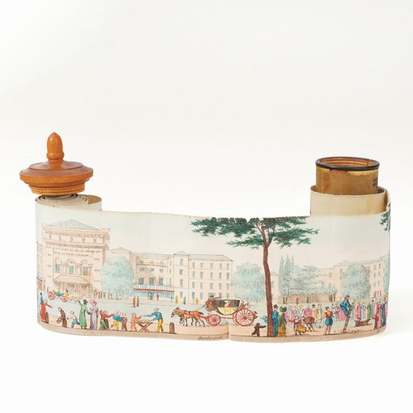 Pergamena con stampa entro custodia  - Asta Antiquariato - Associazione Nazionale - Case d'Asta italiane