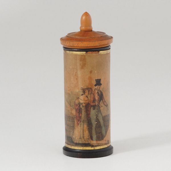 Pergamena con stampa entro custodia  - Asta Antiquariato - Associazione Nazionale - Case d'Asta italiane