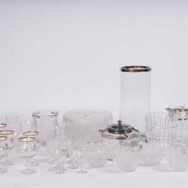 Lotto di vetri  - Asta Antiquariato - Associazione Nazionale - Case d'Asta italiane