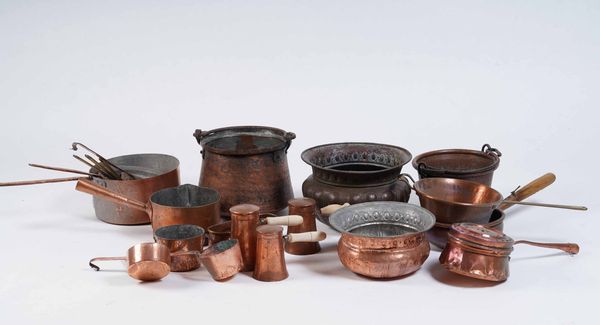 Lotto di oggetti in rame  - Asta Antiquariato - Associazione Nazionale - Case d'Asta italiane