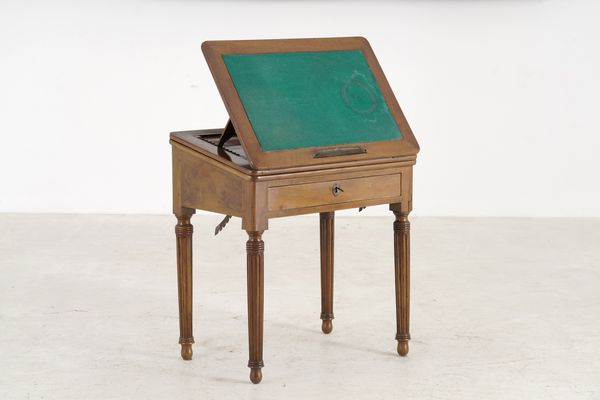 Tavolino da architetto. XIX secolo  - Asta Antiquariato - Associazione Nazionale - Case d'Asta italiane