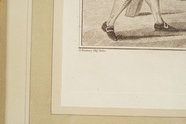 Coppia di stampe in cornice dorata raffiguranti stemmi e medaglie e coppia di stampe francesi  - Asta Antiquariato - Associazione Nazionale - Case d'Asta italiane