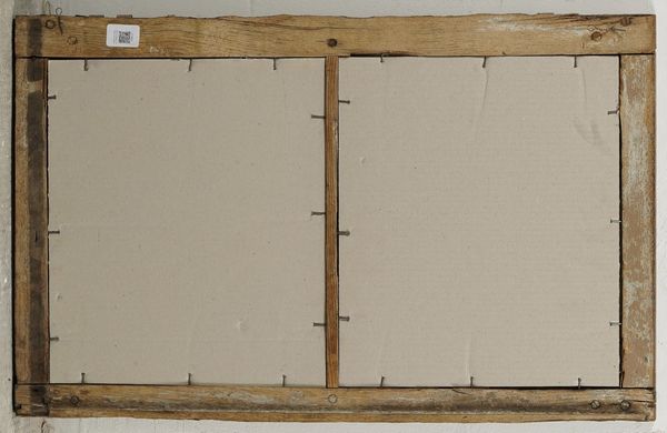 Anta in legno con scene di sciatori  - Asta Antiquariato - Associazione Nazionale - Case d'Asta italiane