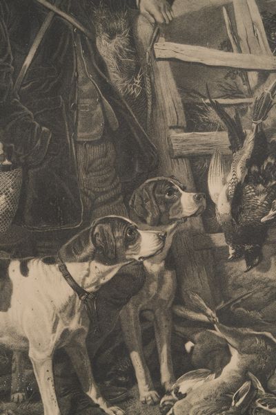 Stampa in cornice raffigurante cacciatore  - Asta Antiquariato - Associazione Nazionale - Case d'Asta italiane