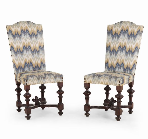 Coppia di sedie Luigi XIV. XVIII secolo  - Asta Antiquariato - Associazione Nazionale - Case d'Asta italiane