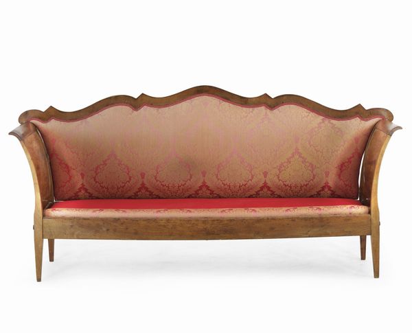 Divano imbottito. XIX secolo  - Asta Antiquariato - Associazione Nazionale - Case d'Asta italiane