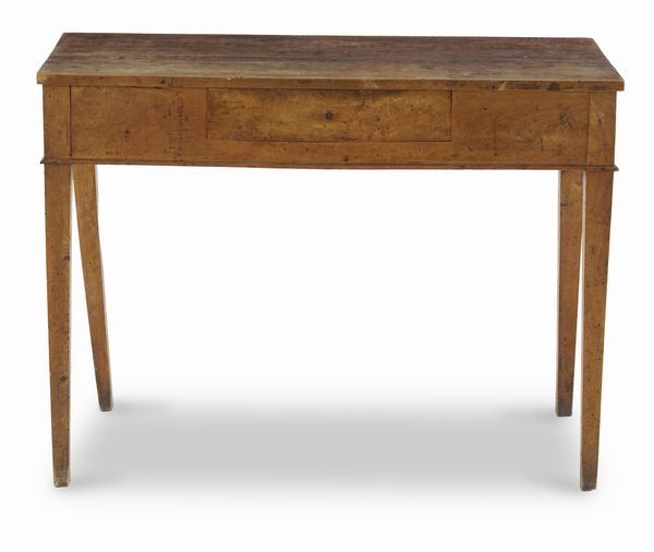 Piccola scrivania ad un cassetto. XIX secolo  - Asta Antiquariato - Associazione Nazionale - Case d'Asta italiane