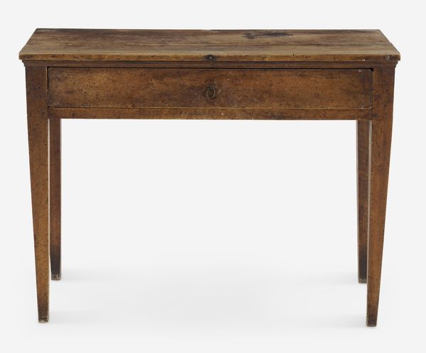 Tavolino rustico ad un cassetto. XIX secolo  - Asta Antiquariato - Associazione Nazionale - Case d'Asta italiane