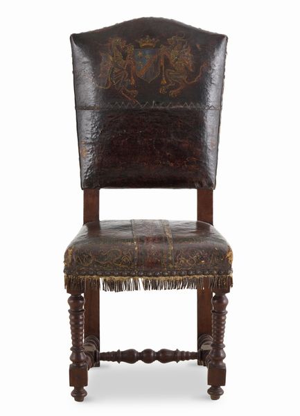 Grande poltrona in legno intagliato. XVII-XVIII secolo  - Asta Antiquariato - Associazione Nazionale - Case d'Asta italiane