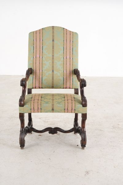 Poltrona a ossa di montone. XVIII-XIX secolo  - Asta Antiquariato - Associazione Nazionale - Case d'Asta italiane