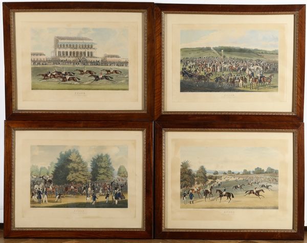 James Pollard (Londra, 1792 - Londra, 1867) Corse dei cavalli  - Asta Antiquariato - Associazione Nazionale - Case d'Asta italiane