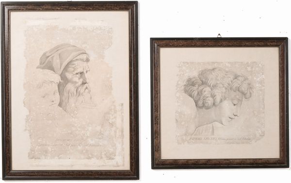 Lotto di due riproduzioni di incisioni  - Asta Antiquariato - Associazione Nazionale - Case d'Asta italiane