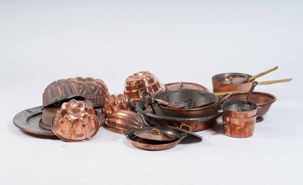 Lotto di oggetti in rame  - Asta Antiquariato - Associazione Nazionale - Case d'Asta italiane