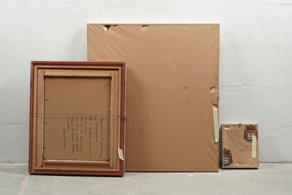 Udo Toniato Sequestro di persona con testimone, Due chiacchiere, Via Crucis  - Asta Antiquariato - Associazione Nazionale - Case d'Asta italiane