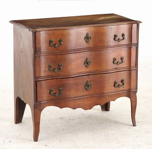Com� a tre cassetti. XVIII secolo  - Asta Antiquariato - Associazione Nazionale - Case d'Asta italiane
