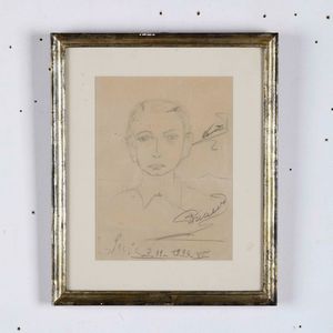 Lotto misto di 15 tra disegni e acquerelli. XX secolo  - Asta Antiquariato - Associazione Nazionale - Case d'Asta italiane