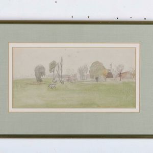 Lotto misto di 15 tra disegni e acquerelli. XX secolo  - Asta Antiquariato - Associazione Nazionale - Case d'Asta italiane