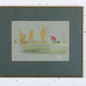 Lotto misto di 15 tra disegni e acquerelli. XX secolo  - Asta Antiquariato - Associazione Nazionale - Case d'Asta italiane