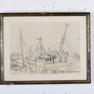 Lotto misto di 15 tra disegni e acquerelli. XX secolo  - Asta Antiquariato - Associazione Nazionale - Case d'Asta italiane