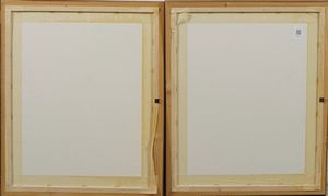 Coppia di riproduzioni in cornice raffiguranti  Ippica  e Golf  - Asta Antiquariato - Associazione Nazionale - Case d'Asta italiane