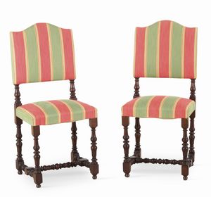 Coppia di poltrone a rocchetto, XIX-XX secolo  - Asta Antiquariato - Associazione Nazionale - Case d'Asta italiane