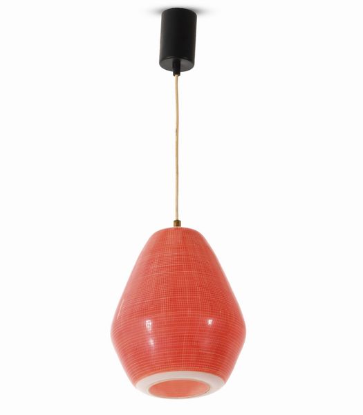 Lampada a sospensione.  - Asta Antiquariato del XX secolo - Associazione Nazionale - Case d'Asta italiane
