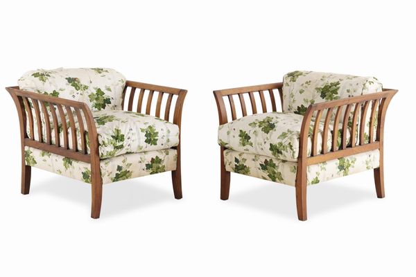 Coppia di poltrone  - Asta Antiquariato del XX secolo - Associazione Nazionale - Case d'Asta italiane