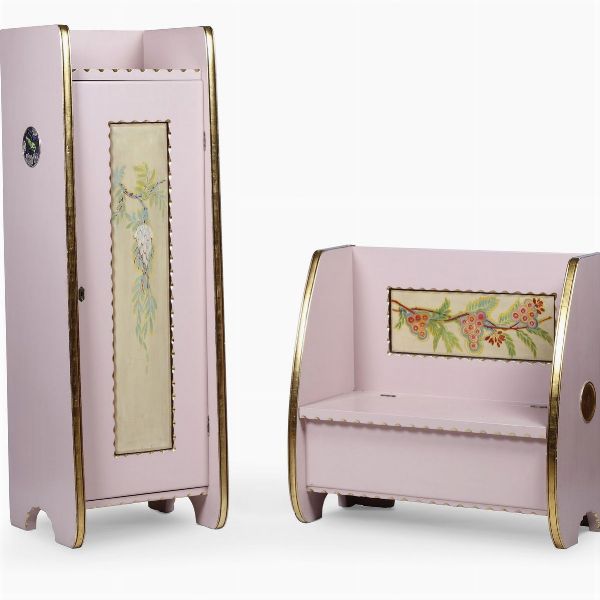 LENCI : Cameretta  - Asta Antiquariato del XX secolo - Associazione Nazionale - Case d'Asta italiane