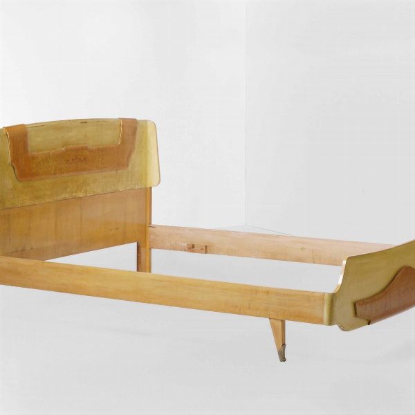 La Permanente di Cantù : Letto matrimoniale  - Asta Antiquariato del XX secolo - Associazione Nazionale - Case d'Asta italiane