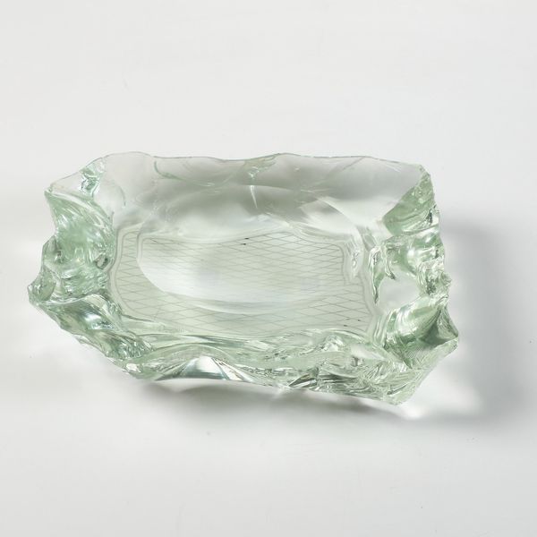 PIETRO CHIESA : Posacenere in cristallo  - Asta Antiquariato del XX secolo - Associazione Nazionale - Case d'Asta italiane