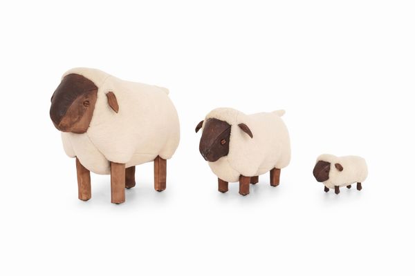 Tre pecore  - Asta Antiquariato del XX secolo - Associazione Nazionale - Case d'Asta italiane