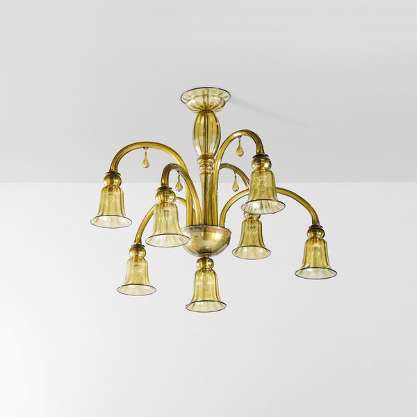 VENINI : Lampada a sospensione  - Asta Antiquariato del XX secolo - Associazione Nazionale - Case d'Asta italiane