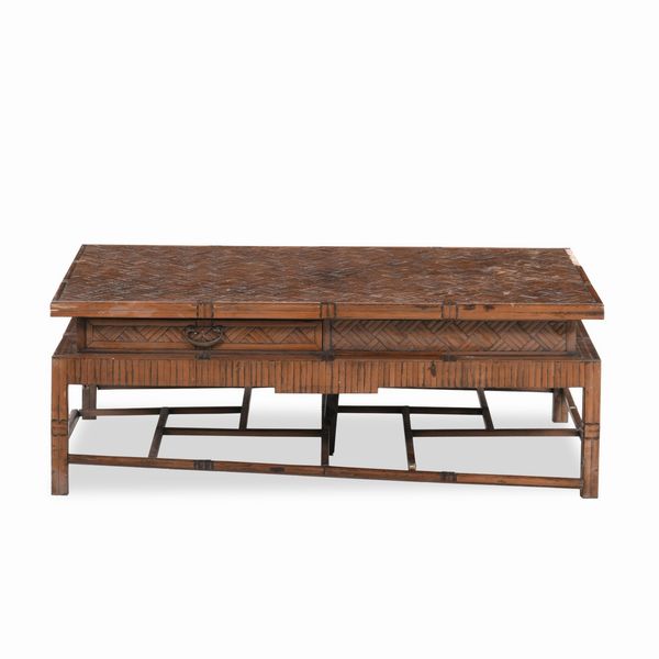 Tavolo da salotto in bambù, manifattura orientale  - Asta Antiquariato del XX secolo - Associazione Nazionale - Case d'Asta italiane