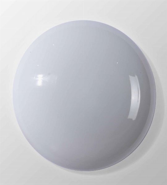 Lampada da parete in vetro e struttura in metallo.  - Asta Antiquariato del XX secolo - Associazione Nazionale - Case d'Asta italiane