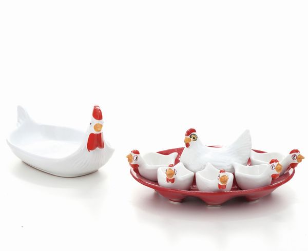 Set da uova  - Asta Antiquariato del XX secolo - Associazione Nazionale - Case d'Asta italiane