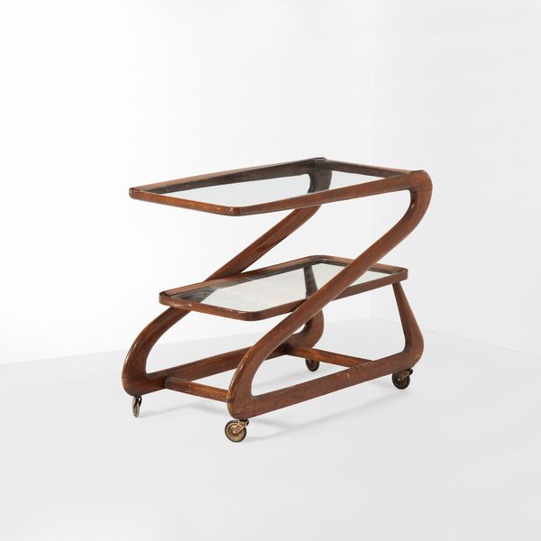 Carrello di servizio a doppio ripiano  - Asta Antiquariato del XX secolo - Associazione Nazionale - Case d'Asta italiane