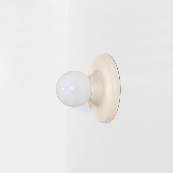 ACHILLE E PIERGIACOMO CASTIGLIONI : Lampada da parete mod. Balum  - Asta Antiquariato del XX secolo - Associazione Nazionale - Case d'Asta italiane