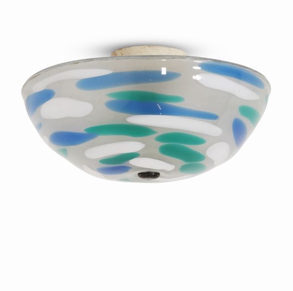 FULVIO BIANCONI : Lampada a plafone.  - Asta Antiquariato del XX secolo - Associazione Nazionale - Case d'Asta italiane