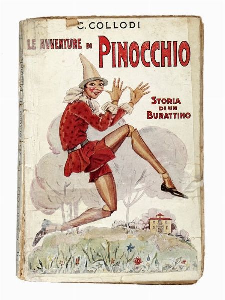 CARLO COLLODI : Le avventure di Pinocchio: storia di un burattino.  - Asta Libri, Autografi e Manoscritti - Associazione Nazionale - Case d'Asta italiane