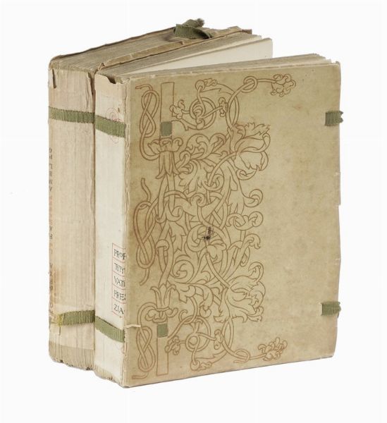 Gabriele D'Annunzio : Laudi del cielo del mare della terra e degli eroi. Vol. I (-II).  - Asta Libri, Autografi e Manoscritti - Associazione Nazionale - Case d'Asta italiane