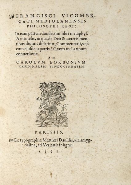 Giovanni Della Casa : [Rime, et Prose].  - Asta Libri, Autografi e Manoscritti - Associazione Nazionale - Case d'Asta italiane