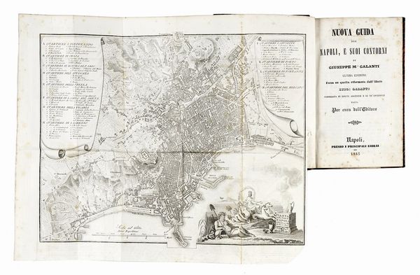 GIUSEPPE GALANTI : Nuova guida per Napoli, e suoi contorni...  - Asta Libri, Autografi e Manoscritti - Associazione Nazionale - Case d'Asta italiane