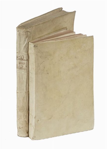 NICOLA FRANCESCO HAYM : Biblioteca italiana, o sia Notizia de' libri rari nella lingua italiana, divisa in quattro parti principali; cio Istoria, Poesia, Prose, Arti e Scienze.  - Asta Libri, Autografi e Manoscritti - Associazione Nazionale - Case d'Asta italiane